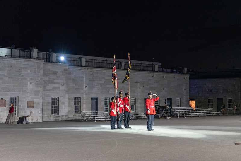 Illustration for article titled Selected Pictures from the Fort Henry Sunset Ceremony 2019 Finale
